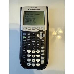 Texas Instruments TI-84 Plus With Cover Tested And Works
